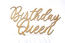 dekorácia na narodeninovú tortu Birthday Queen