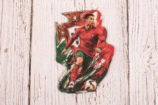 Futbalová dekorácia na tortu - Ronaldo v národnom drese