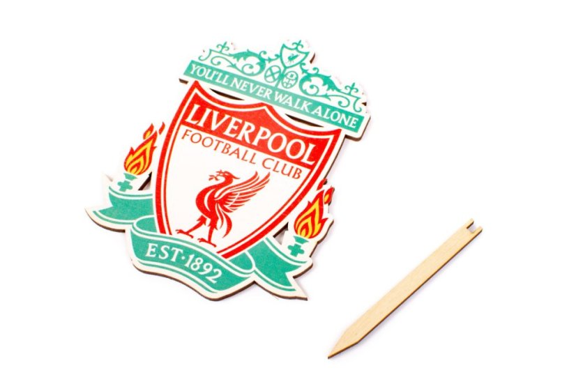 futbalové logo Liverpool - tortová dekorácia