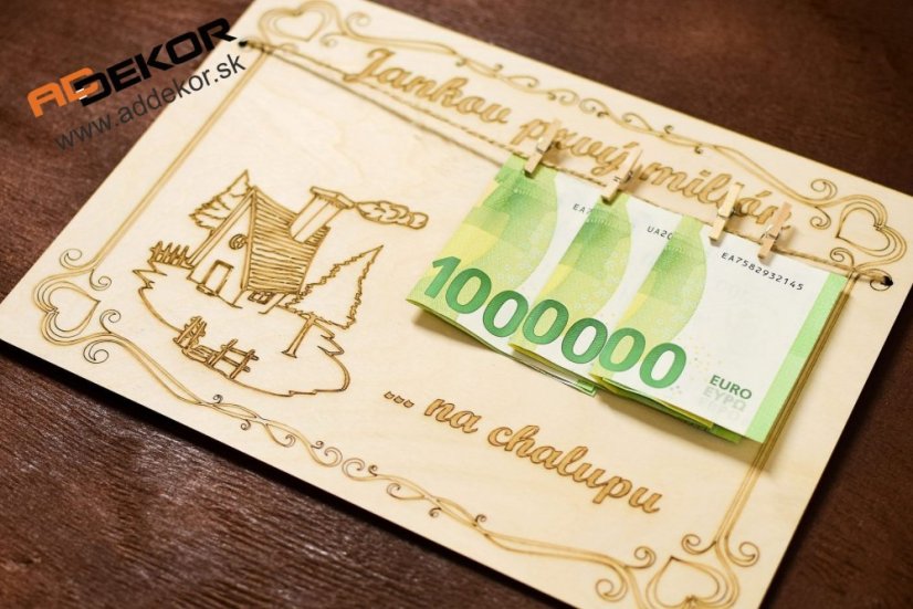 darovanie penazi milion