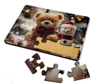 drevené vianočné puzzle drevené vianočné puzzle
