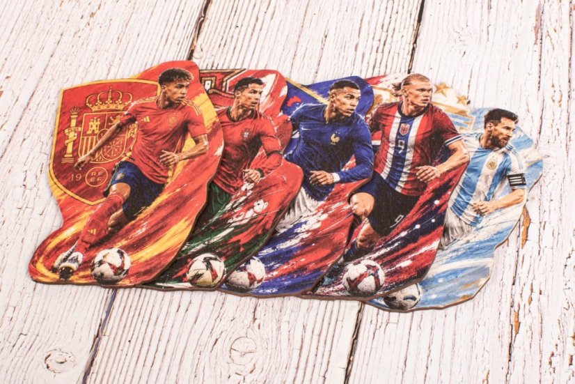 Futbalová dekorácia na tortu - Messi v národnom drese