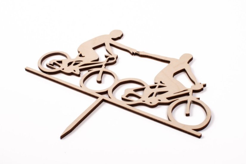 zápich na tortu - bike