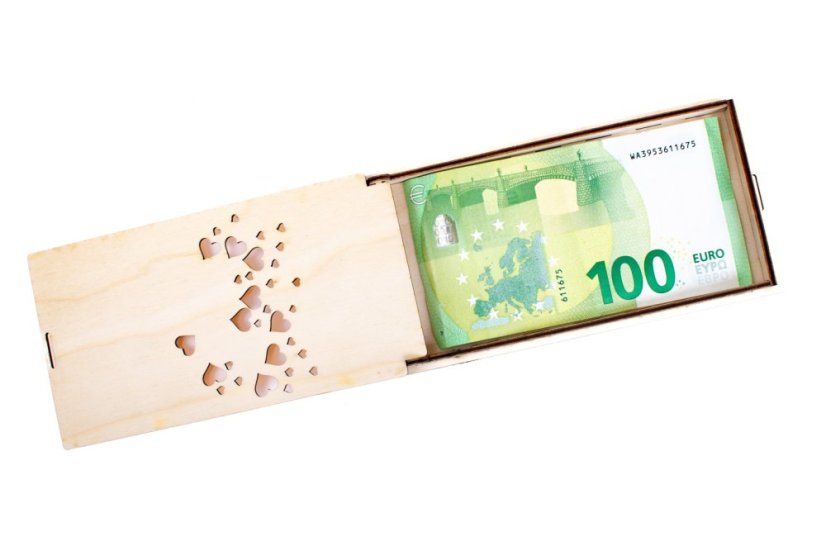 peniaze v krabicke ako svadobny dar