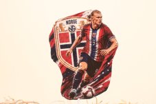 Futbalová dekorácia na tortu - Haaland v národnom drese