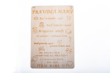 pravidla mamy tabuľa pravidla mamy tabuľa