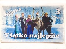 Narodeninový banner Frozen