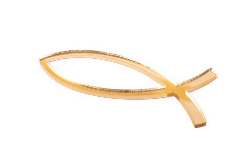 ryba na tortu ako symbol viery, kresťanstva, krstu