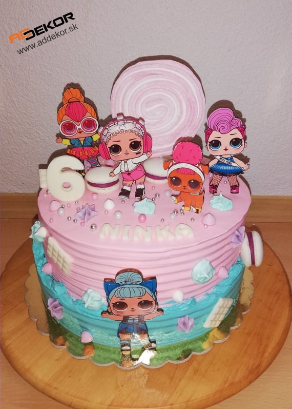 Zápich LOL na torte