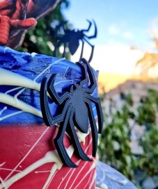 dekorácia spiderman na tortu