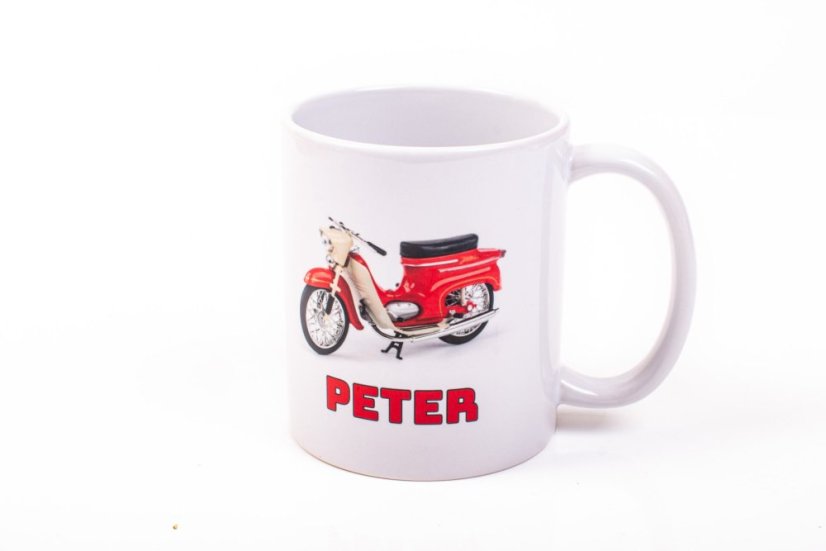 hrnček s menom jawa pionier