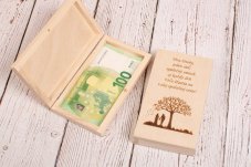 Darčeková krabička na peniaze - svadobný dar - Dva životy, jeden cieľ