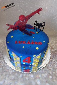 Spider-Man torta so zápichom