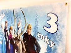 Narodeninový banner Frozen