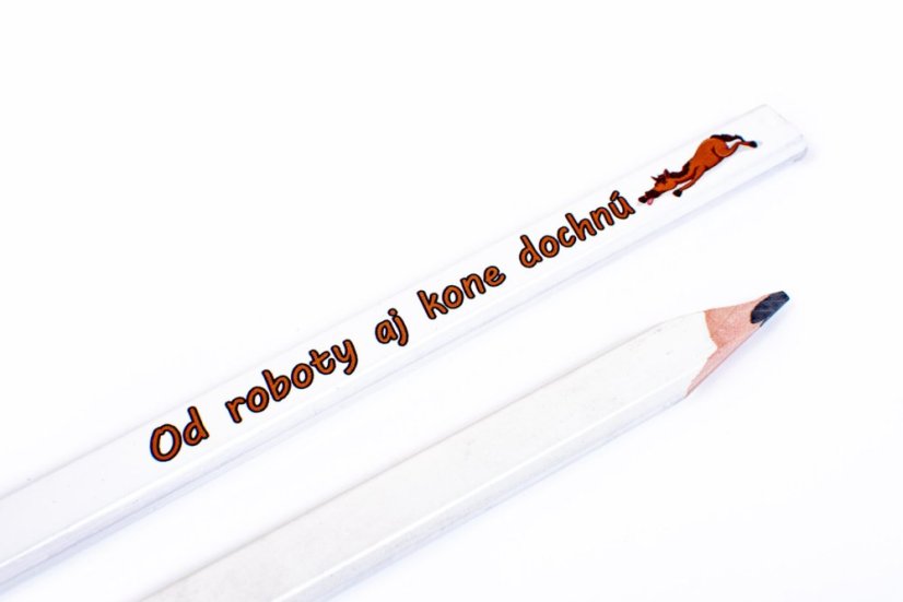 ceruzka Od roboty aj kone dochnú