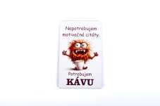 Magnetka na chladničku pre kávičkára