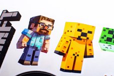 minecraft nálepky