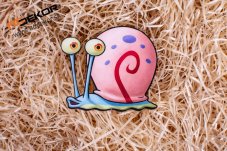 drevená dekorácia spongbobe garry