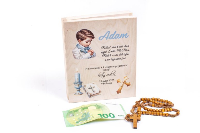 krabička na darček an prijímanie