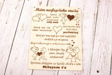 drevená tabuľka pre najlepšieho muža drevená tabuľka pre najlepšieho muža