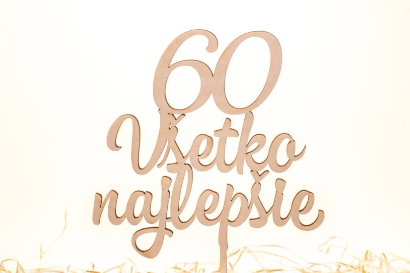 zápich na tortu všetko najlepšie